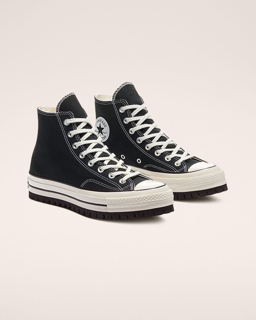 Women's Converse Chuck 70 Trek High Top Shoes Black | AU 813E6W